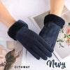 Load image into Gallery viewer, Cithway™ Cute Fluffy Cuffs Women Suede Gloves