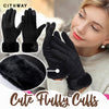 Load image into Gallery viewer, Cithway™ Cute Fluffy Cuffs Women Suede Gloves